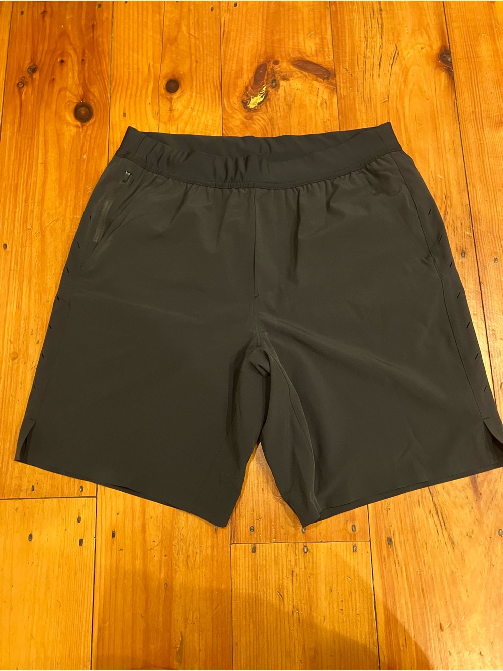 Ten Thousand Interval 9” Large Lined Black Athletic Shorts - Elastic Waist